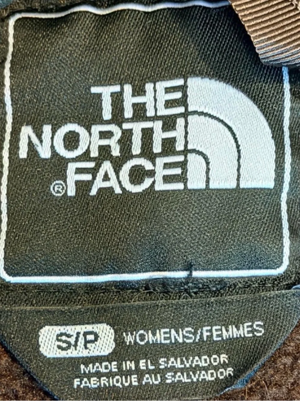 The North Face Womens Brown Fleece Polartec Denali Zip Up Jacket Size Small Full